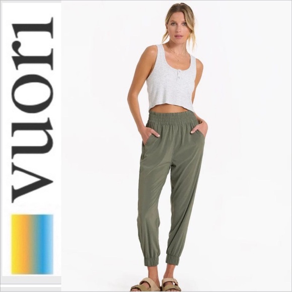 Vuori Pants - Vuori Villa Jogger green S